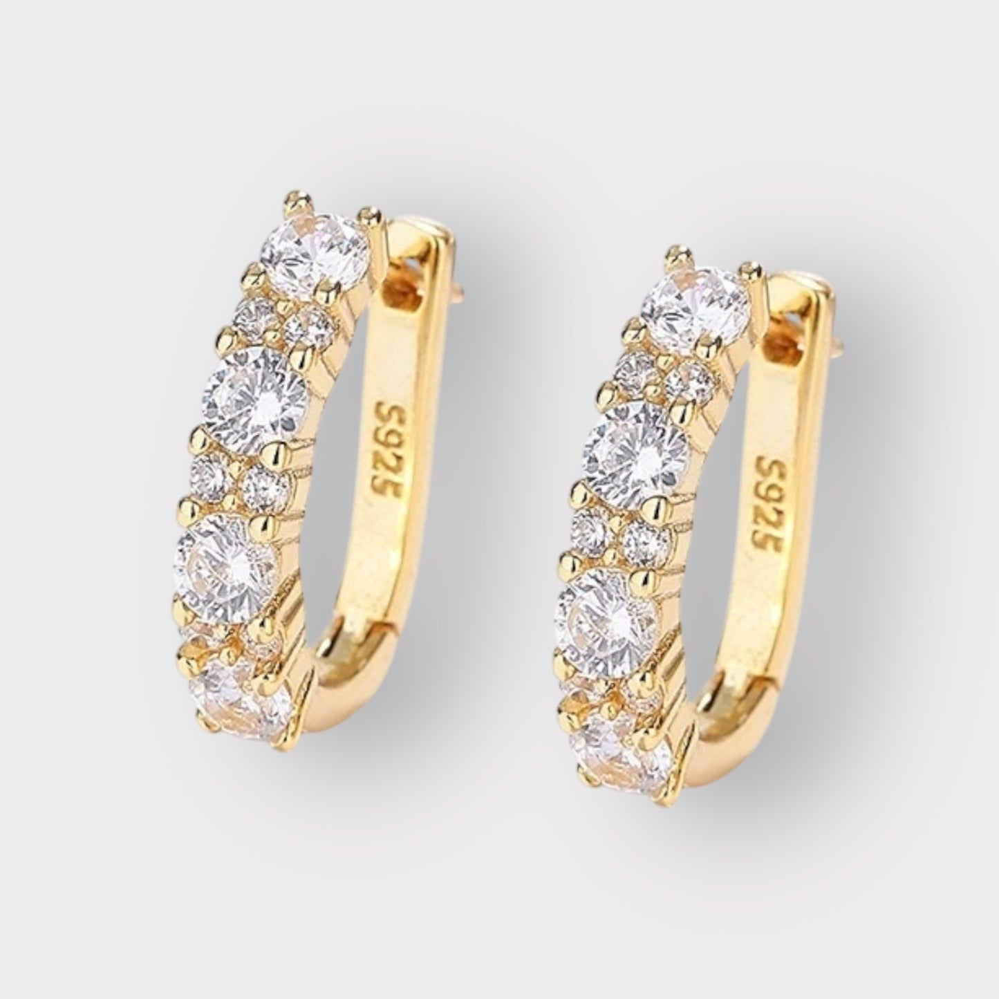Gold Vivienne Hoops