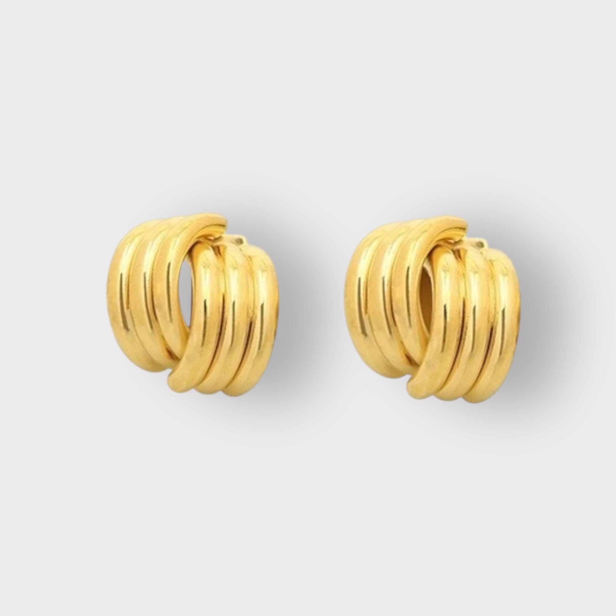 Gold Valentina Studs