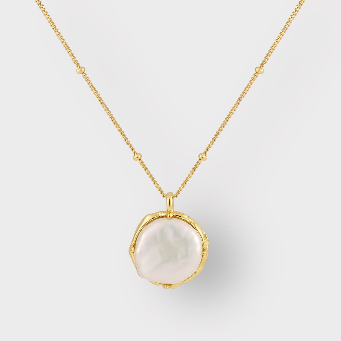 Gold Lilly Necklace