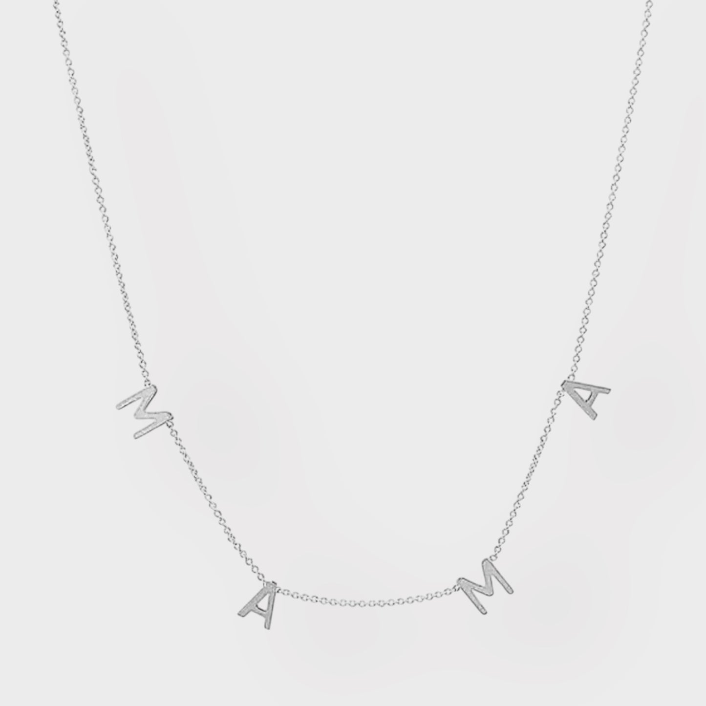 Silver Mama Necklace