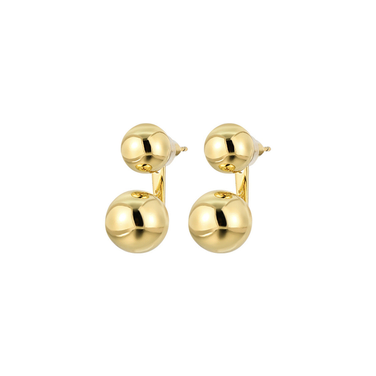 Elegant Pearl Drop Earrings with Gold Wire Hooks – Classic Sophistication
