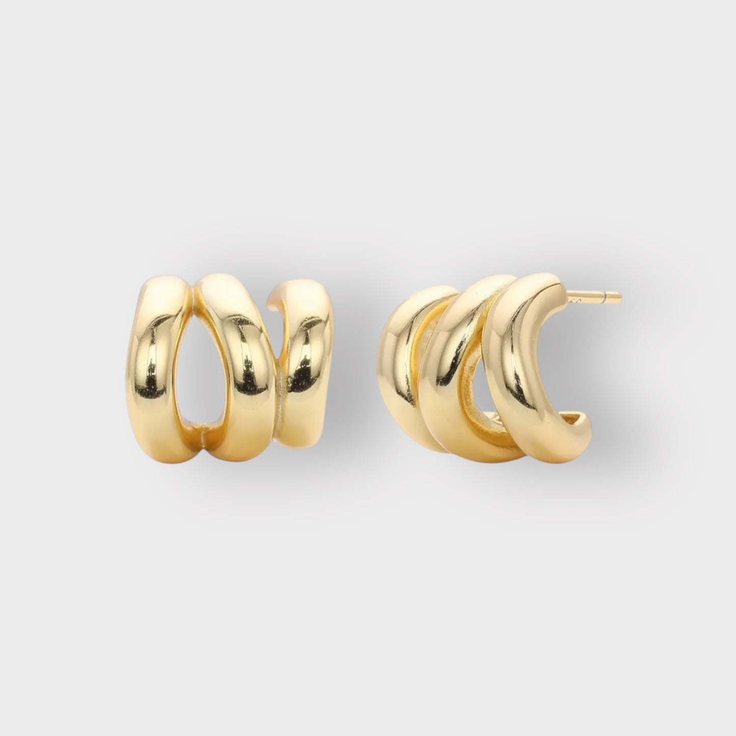 Gold Bianca Studs