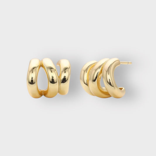 Gold Bianca Studs