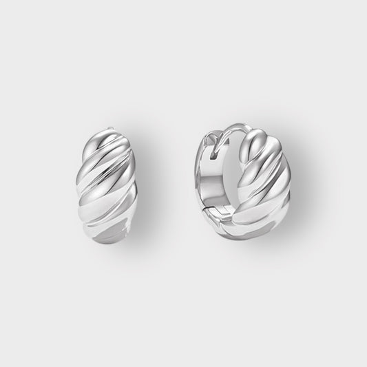 Silver Gigi Hoop