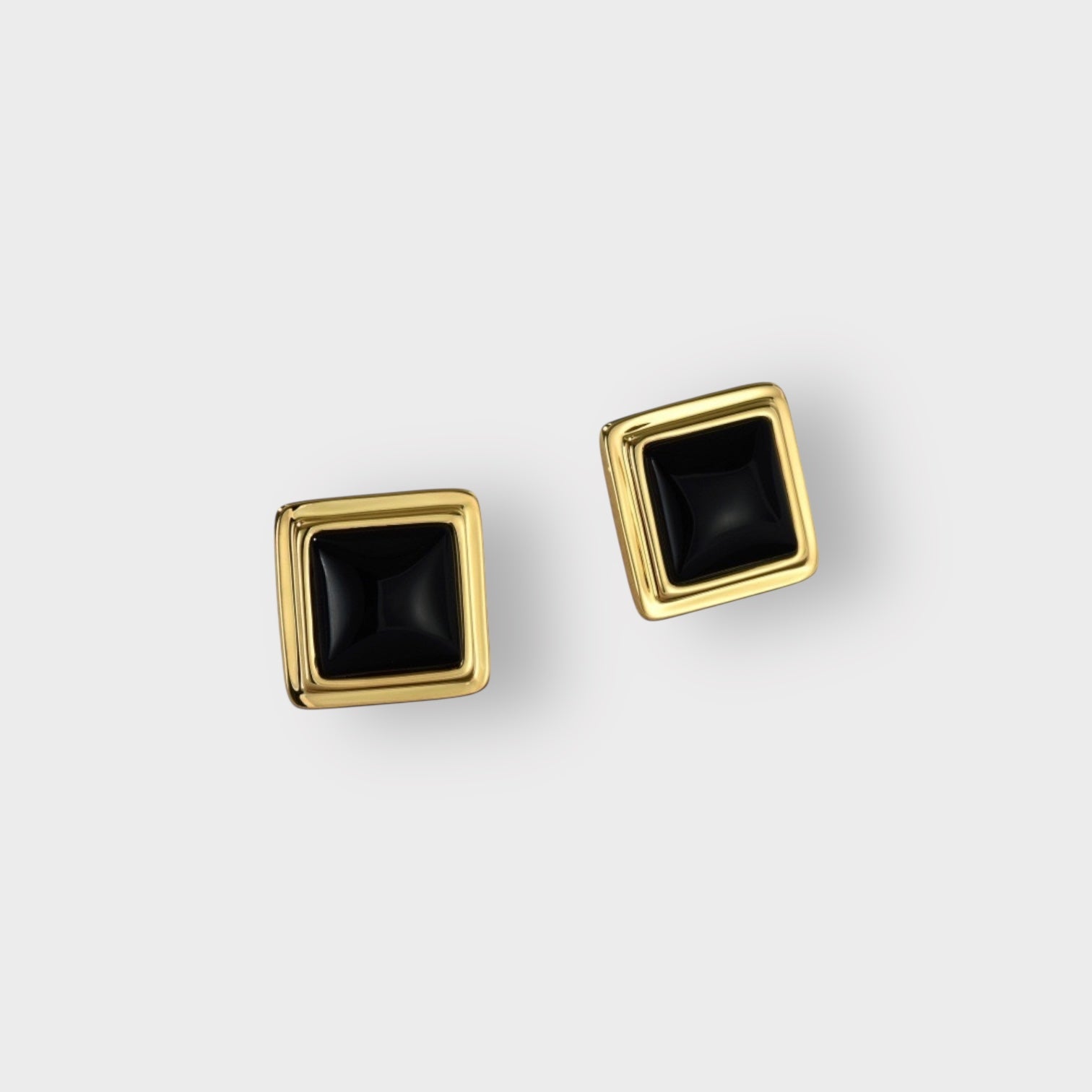 Gold Pia Studs