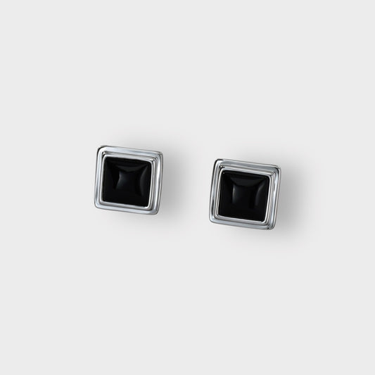 SIlver Pia Studs