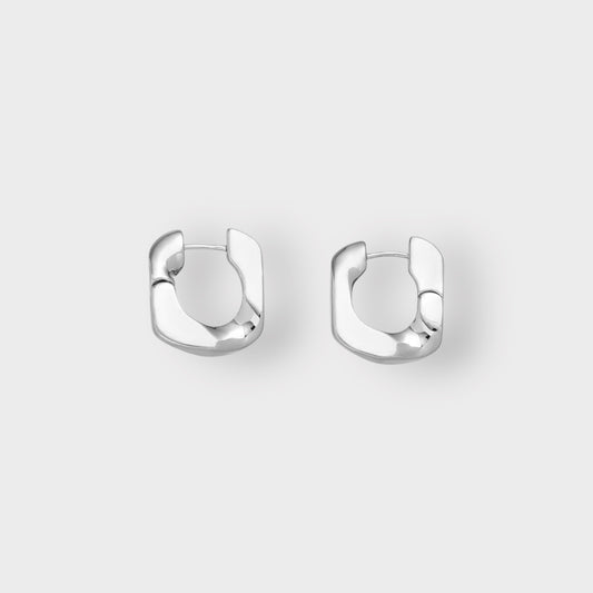 Silver Bella Hoop